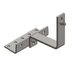 Stainless steel Strongline roof hook - 3x adjustable + hammer head bolt + collar nut - 747844