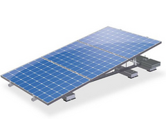 Zonneschans - ValkTriple - 3 panelen landscape - 10° tilt