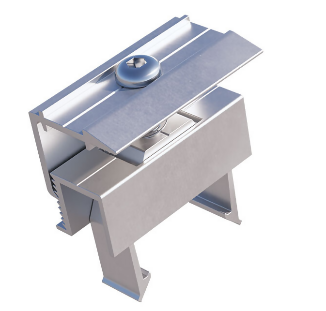 Solar Construct RoBoost end clamp blank complete