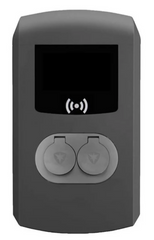 AL-904461021-5635G Alfen Bundle 904461021-2, Double, 32A-22kW, 2x T2, 1-V cable, RFID, SCN, E-Flux by Road, Gray 8720161296860