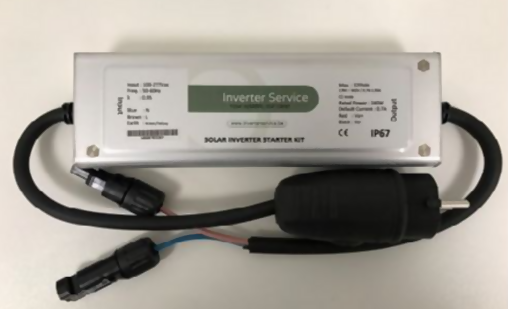 OMV-AC-DC Omvormerservice, AC DC Converter, Inverter Starter Kit met Schuko stekker OMV-START1x37