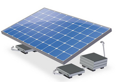 ValkBox 3 - kit voor 1 paneel - 20° tilt - max 1150mm