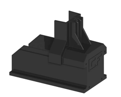 ClickFit EVO - Montagerail Eindkap zwart