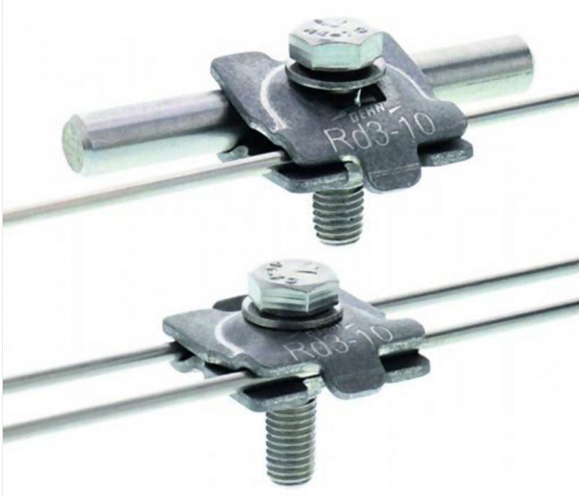 Rvs. multifunctionele potentiaalvereffeningsklem draadgoot