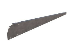 FlatFix Fusion Wind Deflector Left Portrait Black 1007232