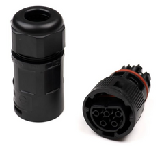 APS Female connector - 3 Fase (QT2 5W) (4mm)