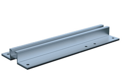 Trapezoïde profiel 20mm L=375mm, voorgeponst, incl. EPDM