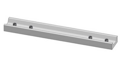 VDV724810 Van der Valk 724810 Alu koppelstrip 29x12mm 4x inbus M6x10mm 724810