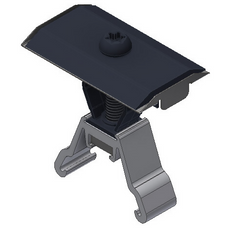 ValkAce - Paneelklem midden - zwart