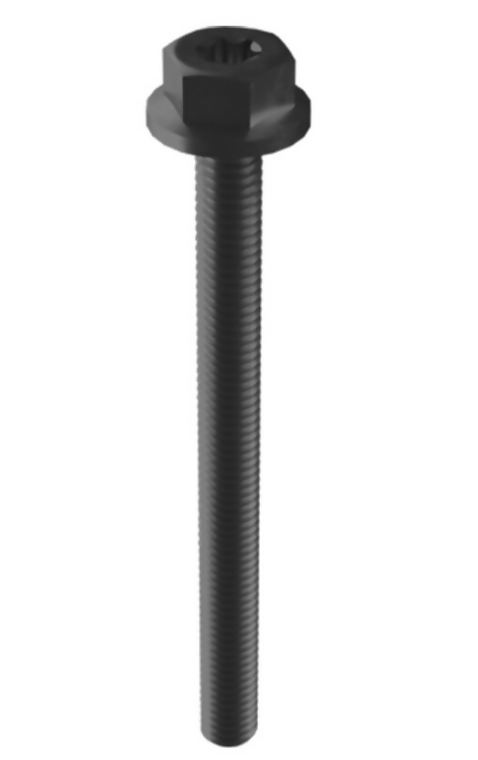 Flatfix Montage schroef M6x70mm - zwart