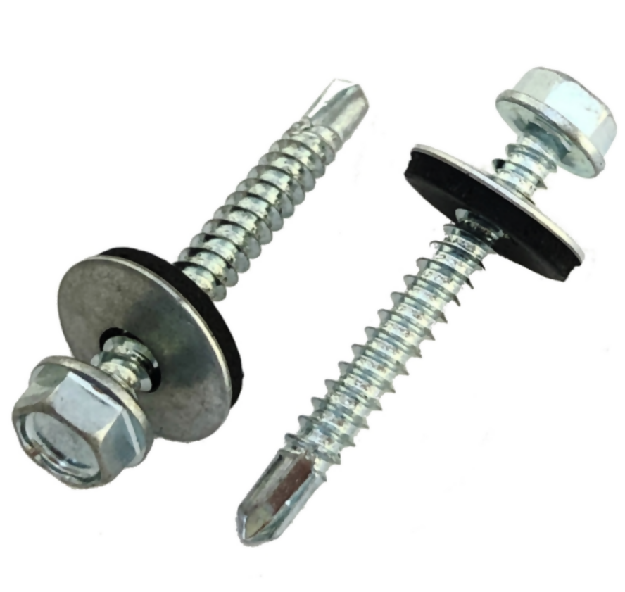 Enstall Zelftapper met neopreenring 6,3x25