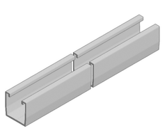 VDV7271175 Van der Valk 7271175 Trapezoidal profile L=1175mm 7271175