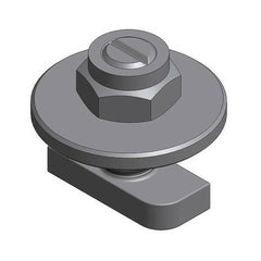 Stainless steel hammer head M8x20mm + washer + lock nut - 774221