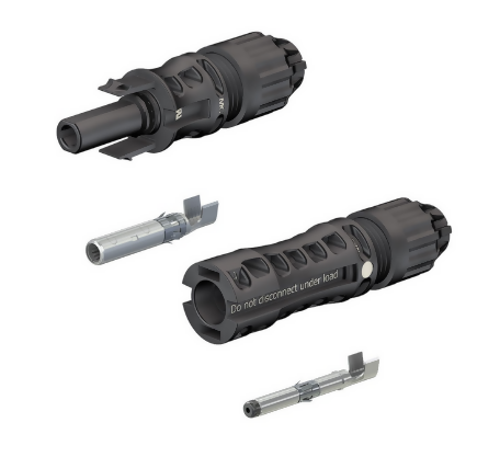 HIS732763+4-10 Stäubli Connector 732763+4-10 MC4 EVO2 Man + Vrouw set Multicontact voor 10mm2, Ø6,4-8,4mm HIS732763+4-10