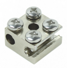 Aardblokje 16mm² RVS