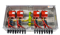 PVbox. 4 MPPT 8 in/8 uit obv MC4. Incl DC Type 1+2 SPD