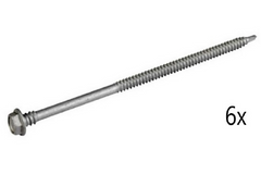 SolarFix - Dakschroeven 4,8x90mm - staal set 6x