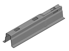 Verz dakdrager L=1600x1,5mm + koppelstuk 87mm