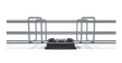 PVX16032021 PVX Minimount 6,3mm, PA6GF30, incl. 1 draadgootclip, EPDM, schuin dak- en muurmontage PVX16032021