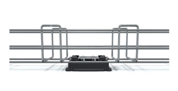 PVX16032021 PVX Minimount 6,3mm, PA6GF30, incl. 1 draadgootclip, EPDM, schuin dak- en muurmontage PVX16032021