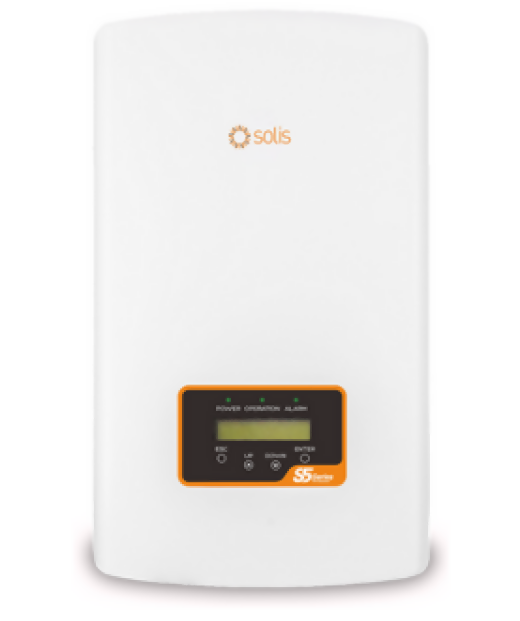 Solis-3K-S5-3P Ginlong Solis Omvormer 3P3K-S5, 3-Fase, 4.7A, 2 MPPT 2 IN, AFCI S5-GR3P3K-DC-Meter