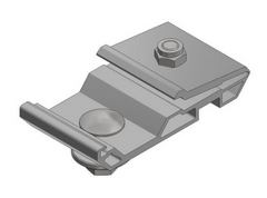 VDV774224 Van der Valk 774224 Alu klem voor power optimizer/micro omvormer - voor inleg profiel 774224