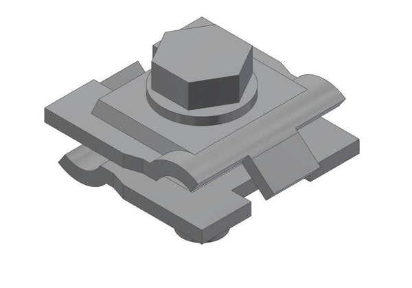 Rvs multifunctionele potentiaalvereffeningsklem - 762803