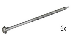 SolarFix - Dakschroeven 6,3x330mm - staal set 6x