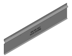 PORTRAIT Verz achterplaat ValkPro+ 10° (1100mm-1300mm) ZWART