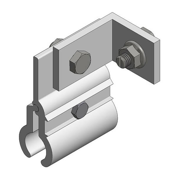 Alu. klem voor ronde felsnaad (profielen horizontaal) - 727796