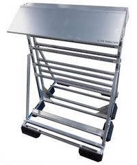 2x PVshelter High Energy wall-floor tussendak 200mm. H=219cm