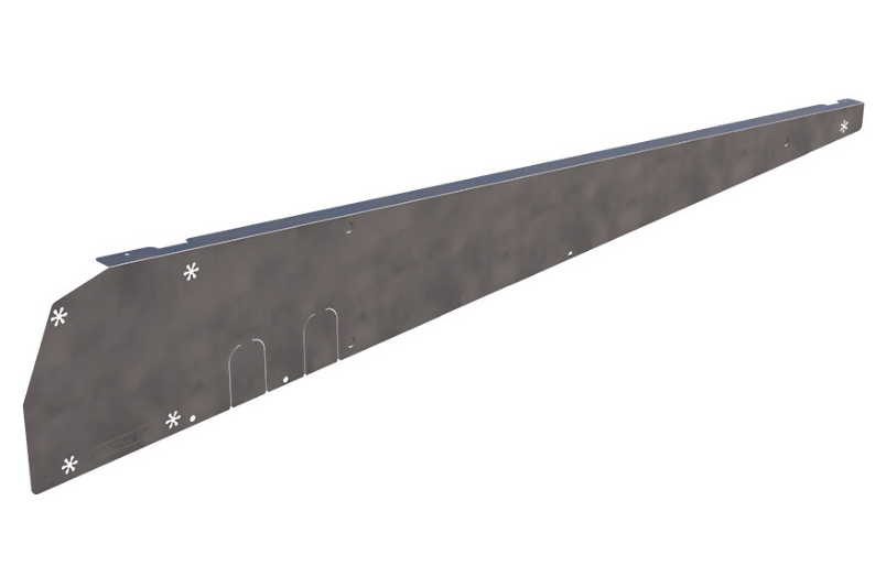 FlatFix Fusion Winddeflector Links Portrait Zwart