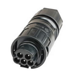 3 Fase Male fieldwireable Connector Q kabel