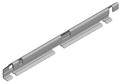 Zinc-magnesium coupling plate for wire mesh duct h=35mm - clip-on - 760203