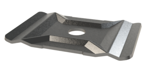 2 0373 Centrale ophangbeugel RVS304 (vanaf 100mm breed)