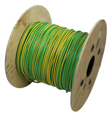 PE.60GG500 6mm² groen/geel UV-bestendig en vertind (500m)
