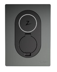ZAP-ZM000763 Zaptec Accessoire ZM000763 Frontcover Zaptec GO, Rock Grey ZM000763