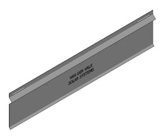 Galvanized back plate ValkPro+ P10°/Max L=1160mm (panel width 900-1100mm) - 742520