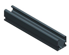 ZWART Alu Side++ profiel L=1122mm (extra lang)