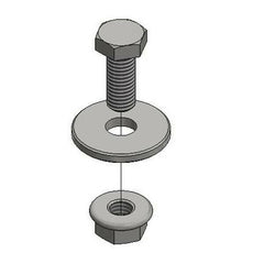 Stainless steel mounting kit power optimizer/micro inverter - ValkPro+ rear panel - 774222