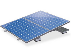 Zonneschans - ValkDouble - 2 panelen landscape - 10° tilt