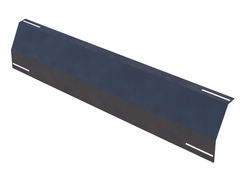 FlatFix Fusion Winddeflector Achter Portrait Zwart