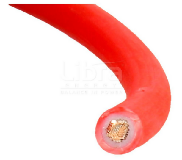 SOL1345937-0025 PV-kabel Solen Kablo, 1345937 H1Z2Z2-K DCA 6mm2, Rood 25m, Ø 5.9mm 1345937-0025
