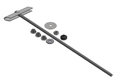 VDV747621 Van der Valk 747621 ValkSolarFix - stainless steel toggle anchor M10 L=500mm 747621