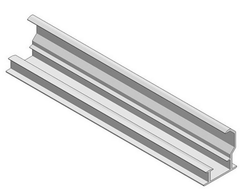 Alu inleg profiel onder H35mm L=6650mm