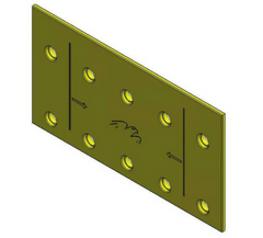 Kst opvulplaat 3mm Strongline Heavy Duty