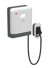 ABB-6AGC077815 ABB Charging station TWB CE 24 C 0-7M-0-0, DC Wallbox, 24kW, CCS2, 3.9m cable 6AGC077815