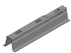 Verz dakdrager L=1000x1,5mm + koppelstuk 87mm