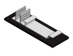 Alu paneelondersteuning achter ValkPro+ (basis)