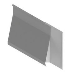 GSE-TOPFLASHRB GSE ART100574 Top right flashing BLACK ART100574